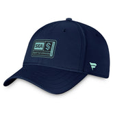 Seattle Kraken Fanatics Authentic Pro Training Camp Flex Hat – Deep Sea Blue