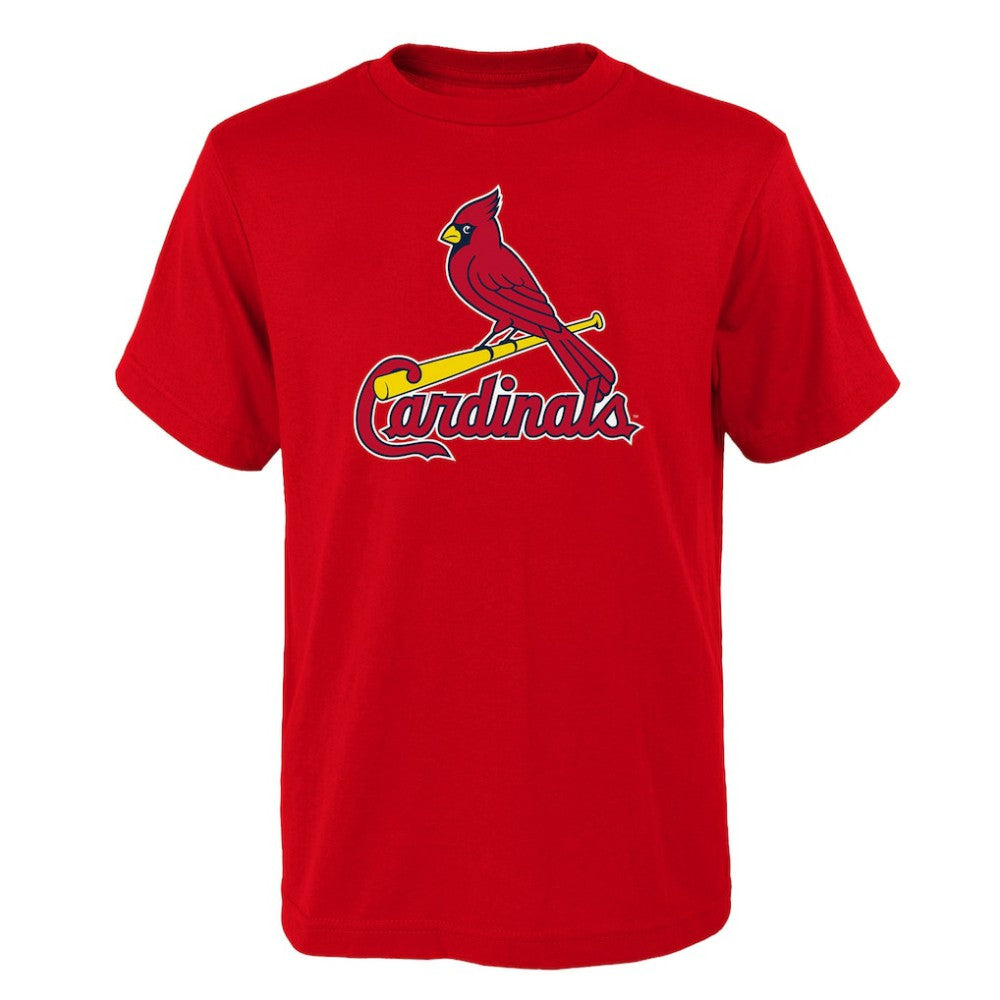 St. Louis Cardinals Youth Logo Primary Team T-Shirt Red