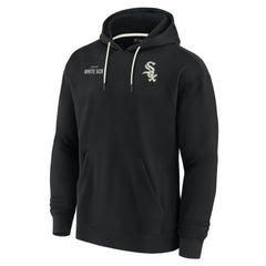 Chicago White Sox Unisex Elements Super Soft Fleece Pullover Hoodie Black