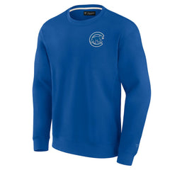 Chicago Cubs Unisex Super Soft Pullover Crew Sweatshirt Royal