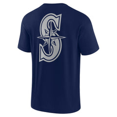 Seattle Mariners Unisex Elements Super Soft Short Sleeve T-Shirt Navy