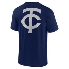 Minnesota Twins Unisex Elements Super Soft Short Sleeve T-Shirt Navy