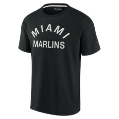 Miami Marlins Unisex Elements Super Soft Short Sleeve T-Shirt Black