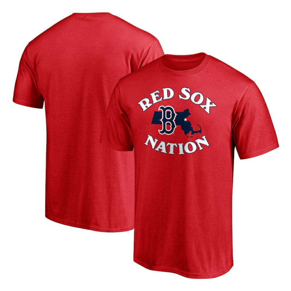 Boston Red Sox Hometown Collection Paint The Black T-Shirt Red