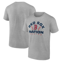 Boston Red Sox Team Go For Two T-Shirt Heather Gray
