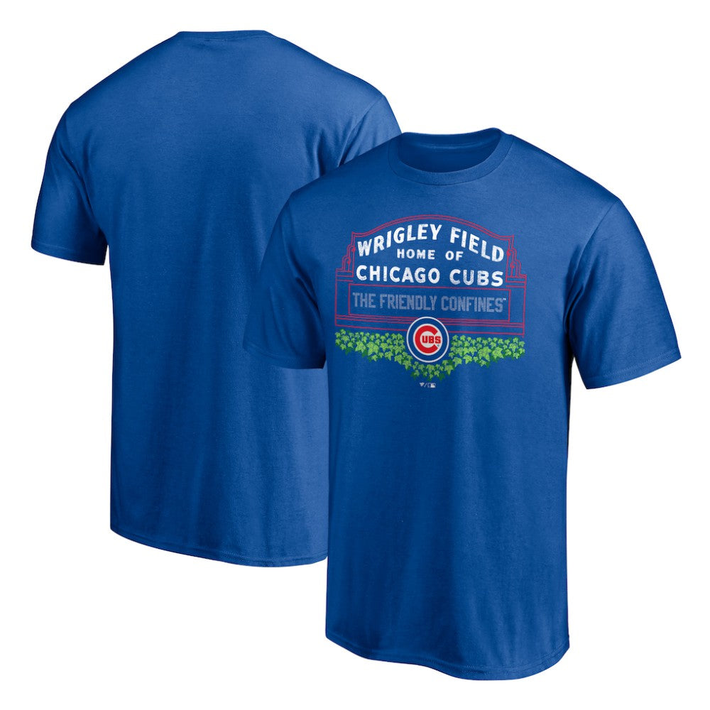 Chicago Cubs Wrigley Field Long Ball T-Shirt Royal