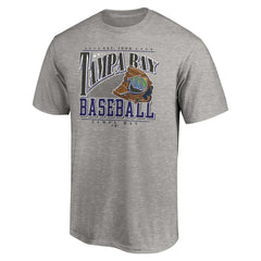 Tampa Bay Rays Cooperstown Collection Winning Time T-Shirt Heather Gray