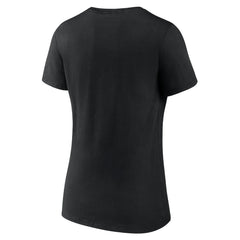 Houston Astros Women's Rough Diamond V-Neck T-Shirt Black