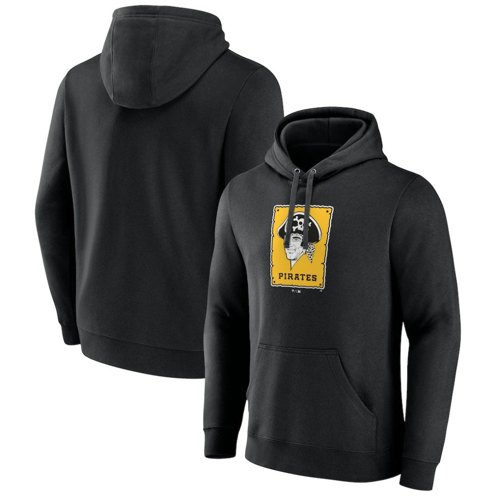 Pittsburgh Pirates Cooperstown Collection Pullover Hoodie Black