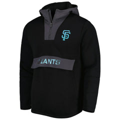San Francisco Giants Levelwear Ruckus Quarter-Zip Hoodie Black