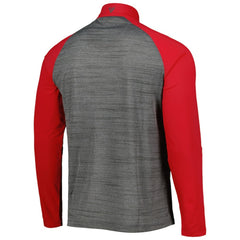 St. Louis Cardinals Levelwear Vandal Raglan Quarter-Zip Top Heather Gray