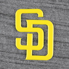 San Diego Padres Levelwear Vandal Raglan Quarter-Zip Top Heather Gray