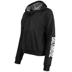 Baltimore Orioles Women's City Connect Pullover Hoodie Black | New Era