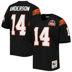 Ken Anderson Cincinnati Bengals 1981 Authentic Throwback Retired Player Jersey - Black for sale