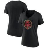 Ottawa Senators Women's Active Edge V-Neck T-Shirt Black