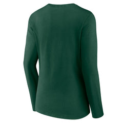 Minnesota Wild Women's Forge Long Sleeve V-Neck T-Shirt Green
