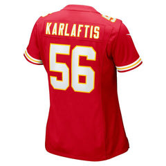 George Karlaftis Kansas City Chiefs Women's Game Player Jersey - Red
