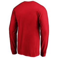 St. Louis Cardinals Official Team Wordmark Long Sleeve T-Shirt Red