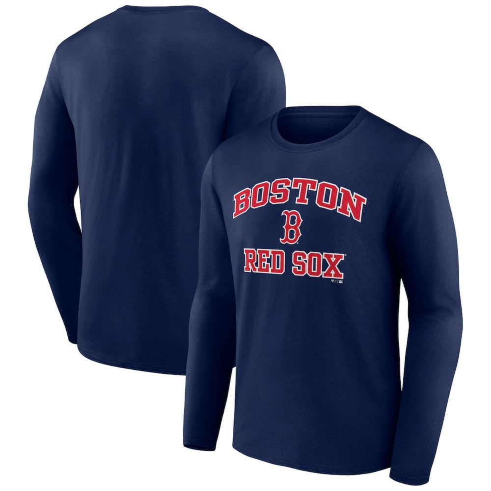 Boston Red Sox Heart and Soul Long Sleeve T-Shirt Navy