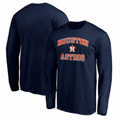 Houston Astros Heart and Soul Long Sleeve T-Shirt Navy
