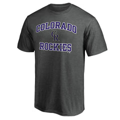 Colorado Rockies Heart & Soul T-Shirt Charcoal