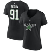 Tyler Seguin Dallas Stars Fanatics Women's Special Edition 2.0 Name & Number V-Neck T-Shirt Black