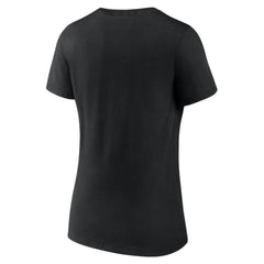 Baltimore Orioles Women's Live For It Team V-Neck T-Shirt Black