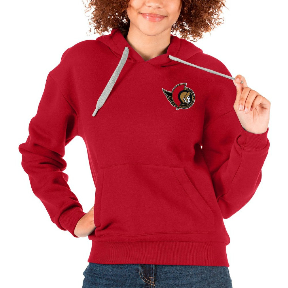 Ottawa Senators Antigua Women's Victory Pullover Hoodie Red