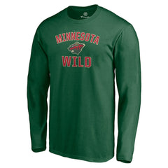 Minnesota Wild Victory Arch Long Sleeve T-Shirt Green