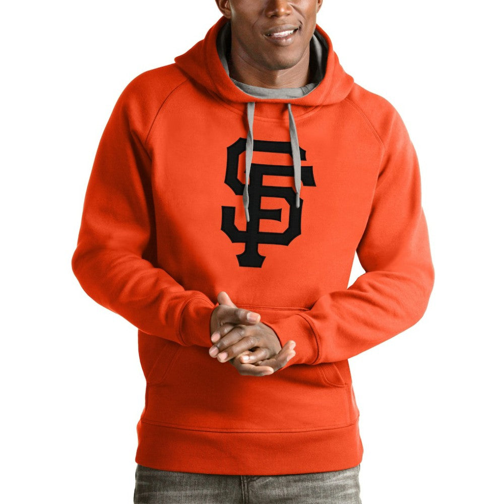 San Francisco Giants Antigua Victory Pullover Team Logo Hoodie Orange