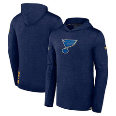 St. Louis Blues Fanatics Authentic Pro Lightweight Pullover Hoodie Navy