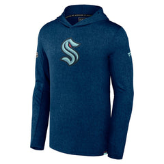 Seattle Kraken Fanatics Authentic Pro Lightweight Pullover Hoodie Deep Sea Blue