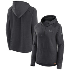 Philadelphia Flyers Fanatics Women's Authentic Pro Pullover Hoodie Heather Charcoal
