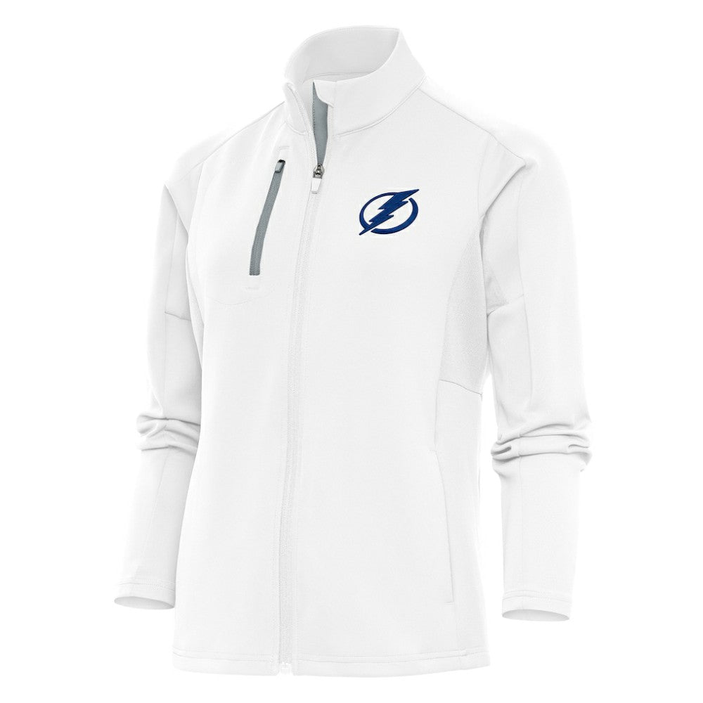 Tampa Bay Lightning Antigua Women's Team Logo Generation Full-Zip Jacket White