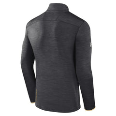 Boston Bruins Fanatics Authentic Pro Quarter-Zip Pullover Top Heather Charcoal