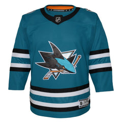San Jose Sharks Youth Premier Jersey Teal