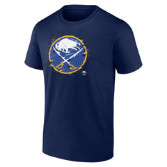 Buffalo Sabres Splatter Logo Team T-Shirt Navy