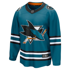 San Jose Sharks Fanatics Home Breakaway Jersey Teal