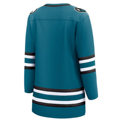 San Jose Sharks Fanatics Women's Home Breakaway Jersey Teal