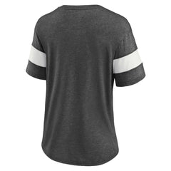 Pittsburgh Penguins Fanatics Women's Special Edition 2.0 Ring The Alarm V-Neck T-Shirt Heather Charcoal
