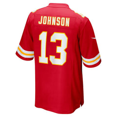 Nazeeh Johnson Kansas City Chiefs Game Player Jersey - Red