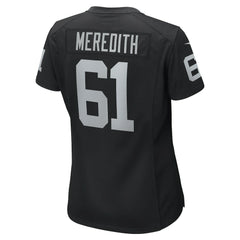 Jordan Meredith Las Vegas Raiders Women's Game Player Jersey - Black