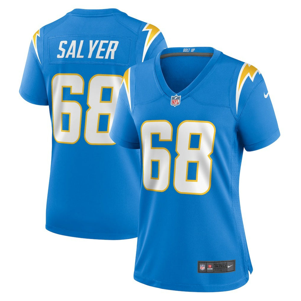 Jamaree Salyer Los Angeles Chargers Women's Game Player Jersey - Powder Blue