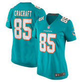 River Cracraft Miami Dolphins Women's Game Player Jersey - Aqua