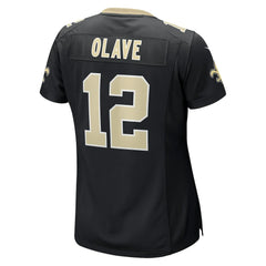 Chris Olave New Orleans Saints Women's Game Player Jersey - Black
