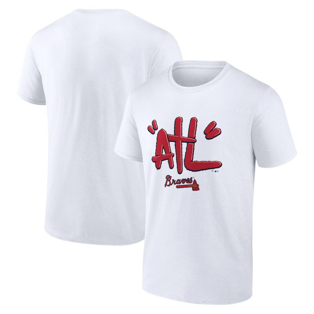 Atlanta Braves ATL Tag T-Shirt White