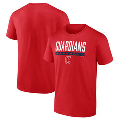 Cleveland Guardians Win Stripe T-Shirt Red