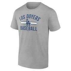 Los Angeles Dodgers Los Doyers T-Shirt Heather Gray