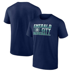 Seattle Mariners Emerald Baseball T-Shirt Navy