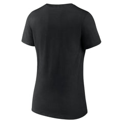 San Francisco Giants Women's Scripty City V-Neck T-Shirt Black
